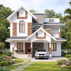 Traditional Two Story House Design<br>Code : FW3G2RT003