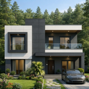 Mordern Two Story House Design<br>Code : FW2G2RM003