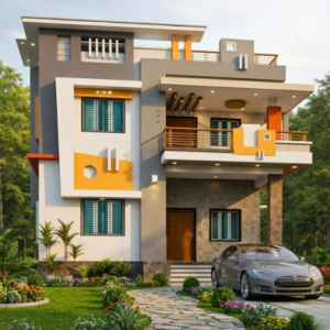 Mordern Two Story House Design<br>Code : FW2G2RM004