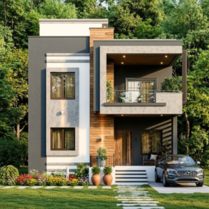 Mordern Two Story House Design<br>Code : FW2G2RM001