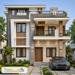 Mordern Two Story House Design Code : FW2G2RM007