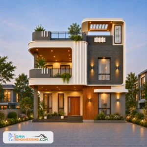 Mordern Two Story House Design Code :FW3G2RM011