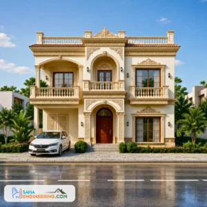 Traditonal Two Story House Design Code :FW3G2RT009